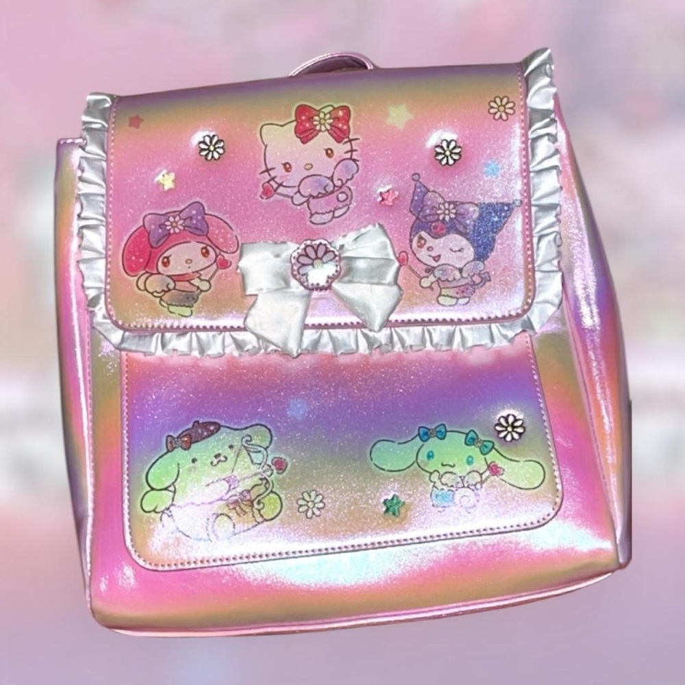 Holographic Sanrio Valentines Backpack